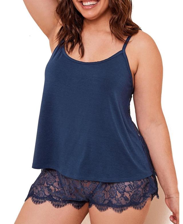 Reign Womens Plus-Size Cami & Short Set Lingerie Product Image