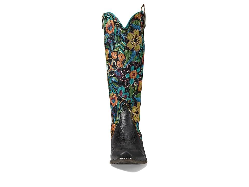 LArtiste by Spring Step Rodeoqueen Cowboy Boot | Womens | Black Multicolor | Size EU 39 / US 8.5 | Boots Product Image