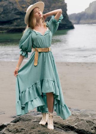 Gwenaelle Dress in Ocean Green Product Image