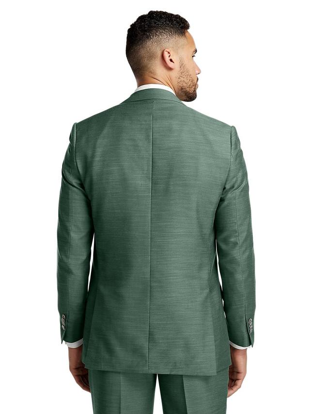 Performance Blend Single Breasted Peak Lapel Suit - Green Product Image