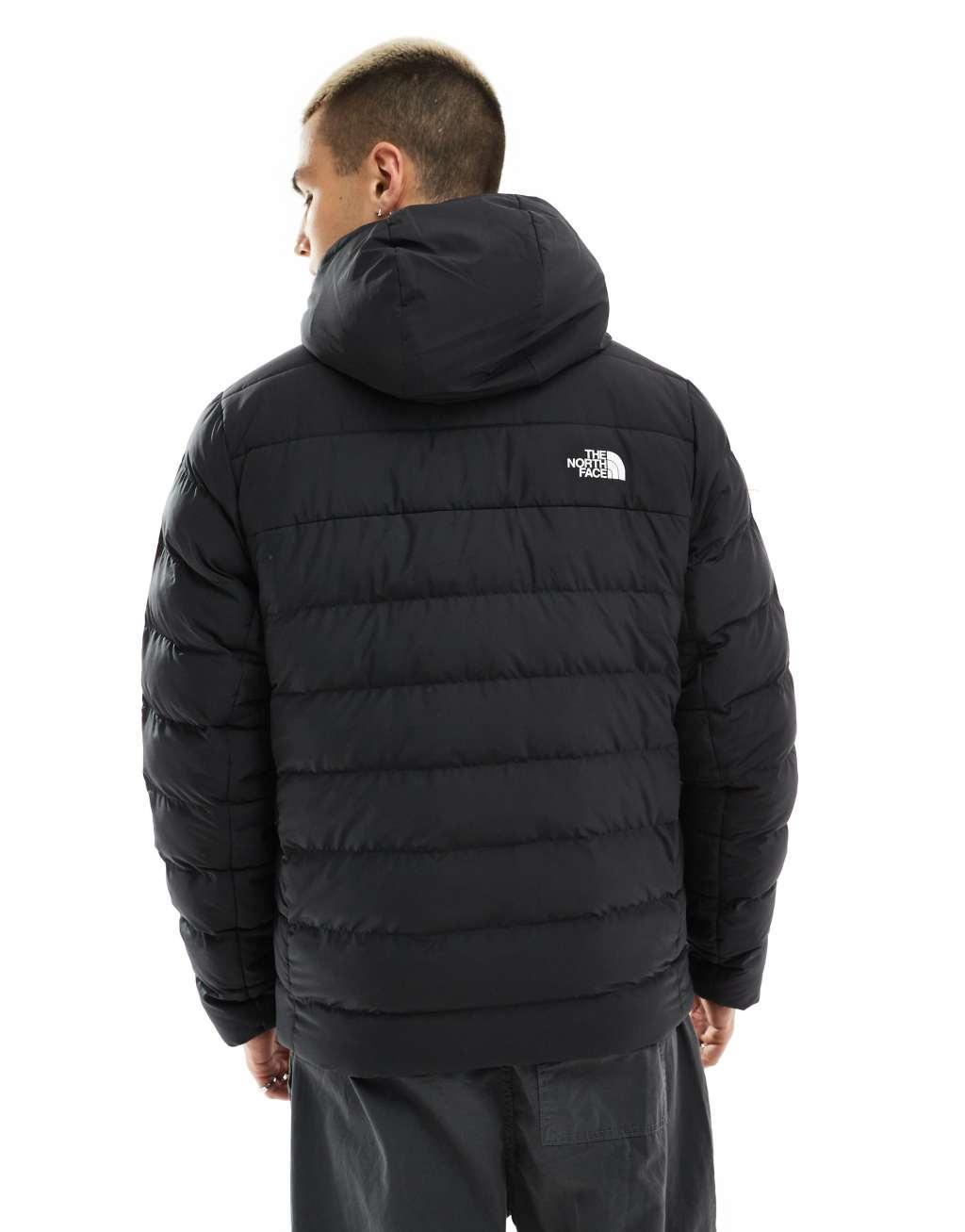 The North Face Aconcagua 3 lined padded hoodie jacket in black Product Image