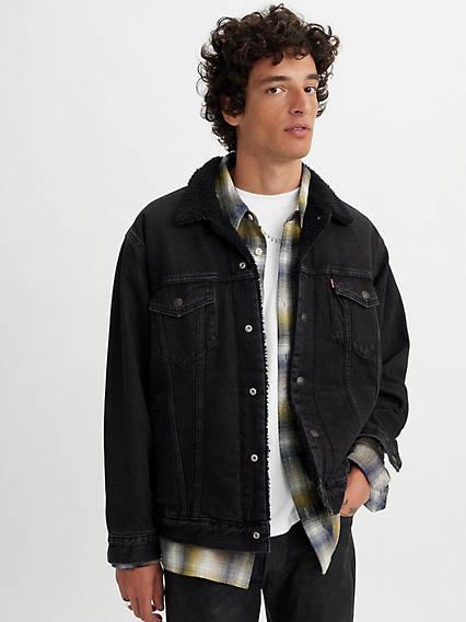 Levi's Fit Sherpa Trucker Jacket - Men's Product Image