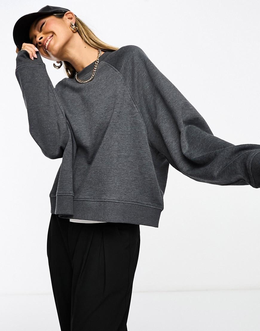 ASOS DESIGN oversized sweat with raglan detail Product Image