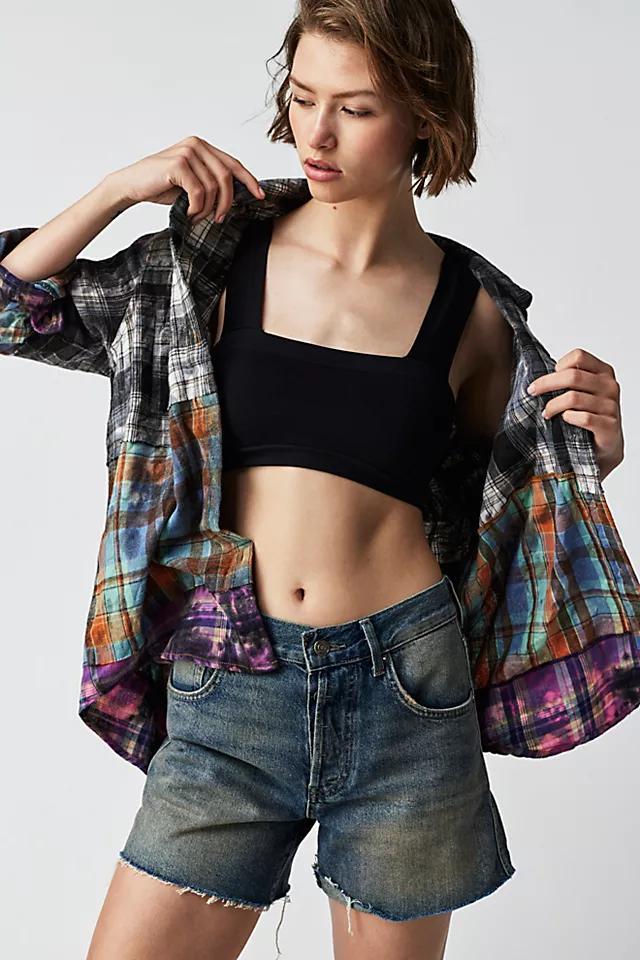 OneTeaspoon Mixed Flannel Shirt Product Image