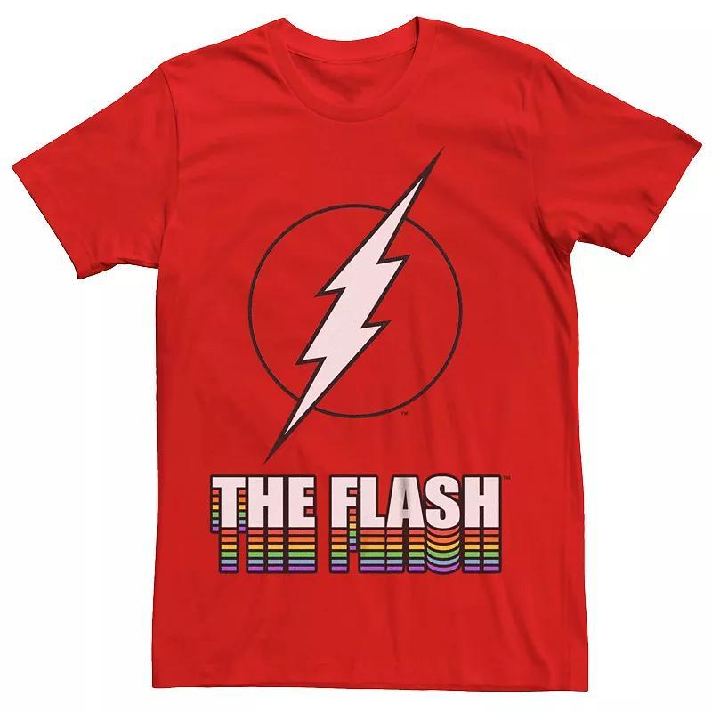 Mens DC Comics The Flash Drop Shadow Logo Graphic Tee Product Image