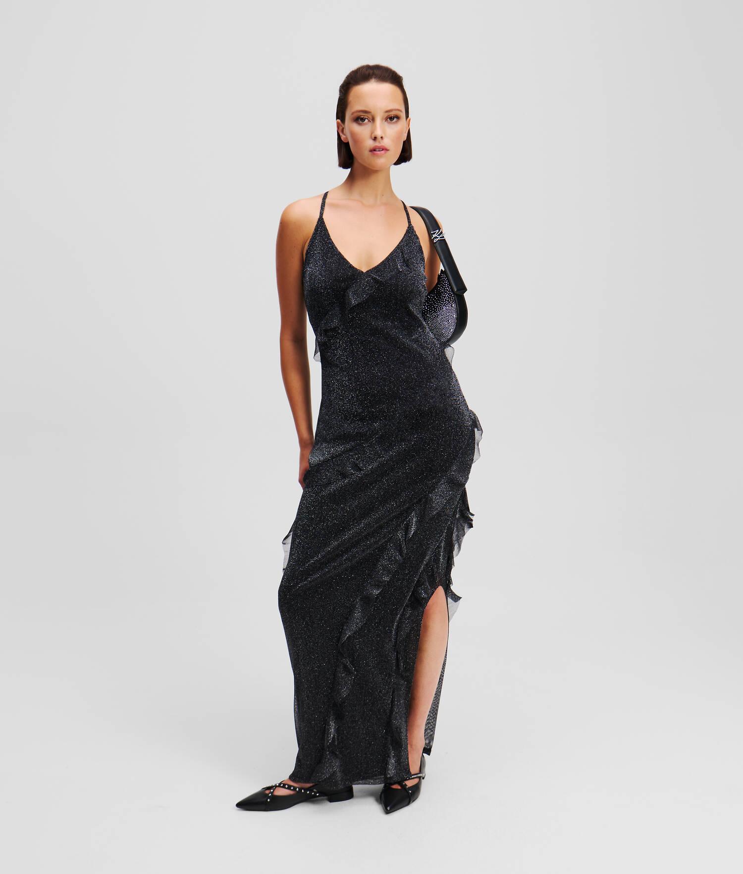 LUREX RUFFLE DRESS Product Image