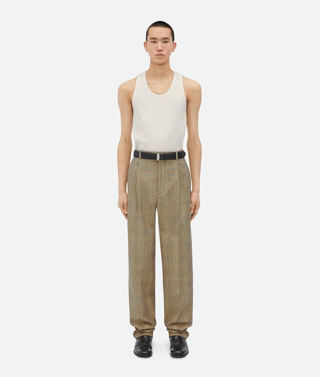 Prince Of Wales Wool Trousers Product Image