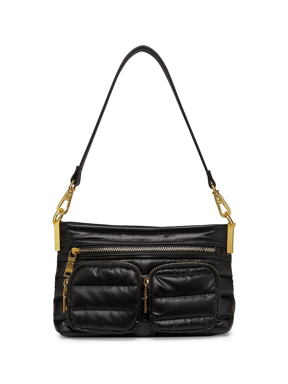 Womens Double Trouble Quilted Shoulder Bag Product Image