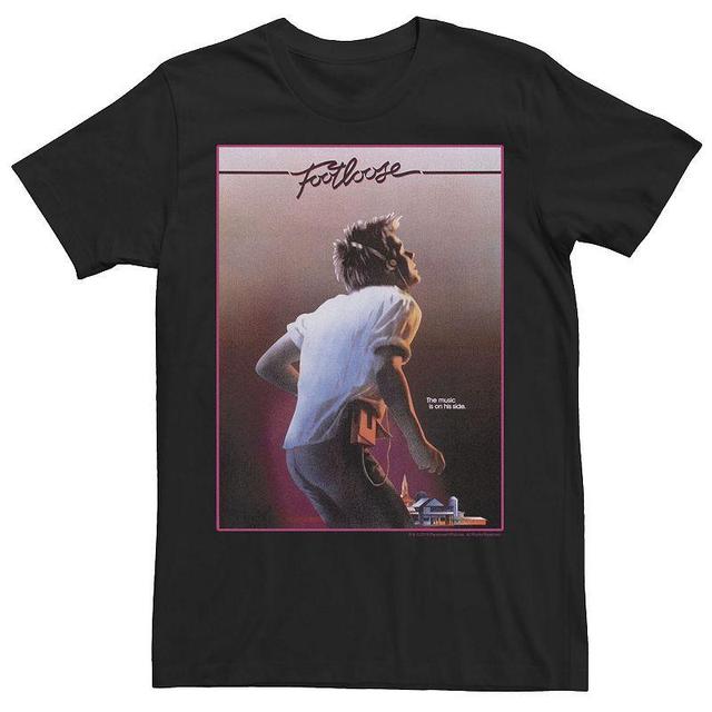 Mens Footloose The Music Is On His Side Classic Poster Tee Product Image