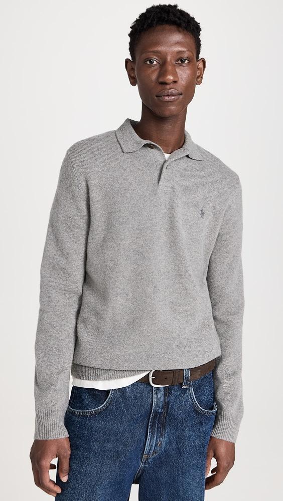 Polo Ralph Lauren Wool Cashmere Sweater Polo | Shopbop Product Image