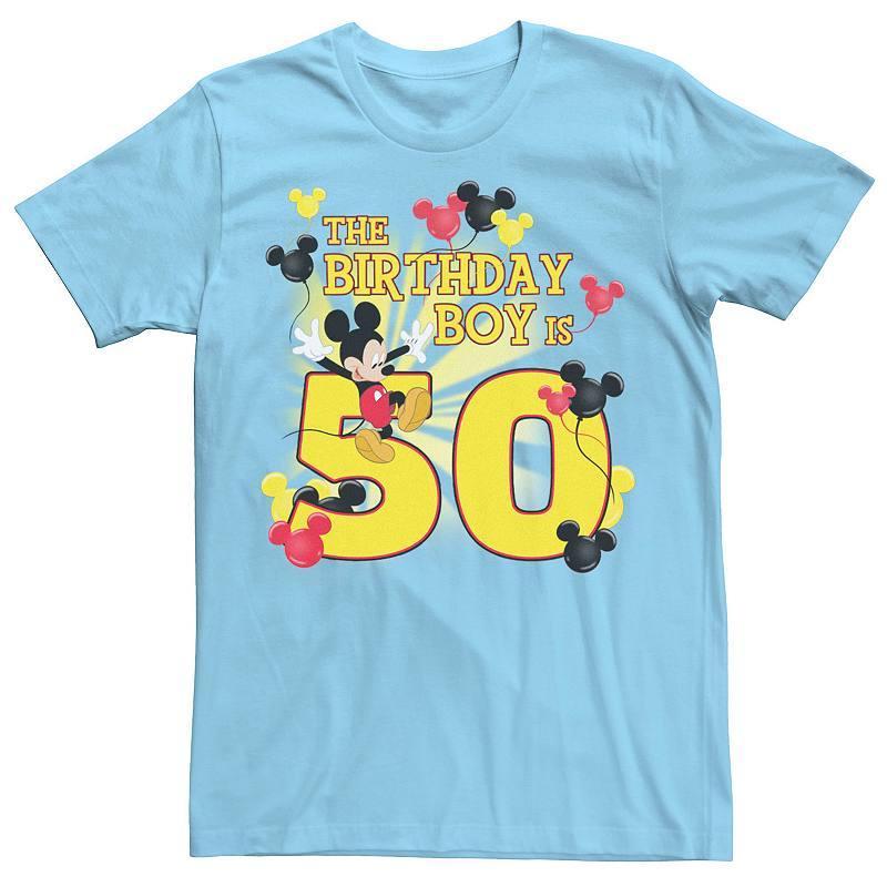 Mens Disney Mickey & Friends 50 Year Old Birthday Boy Tee Product Image