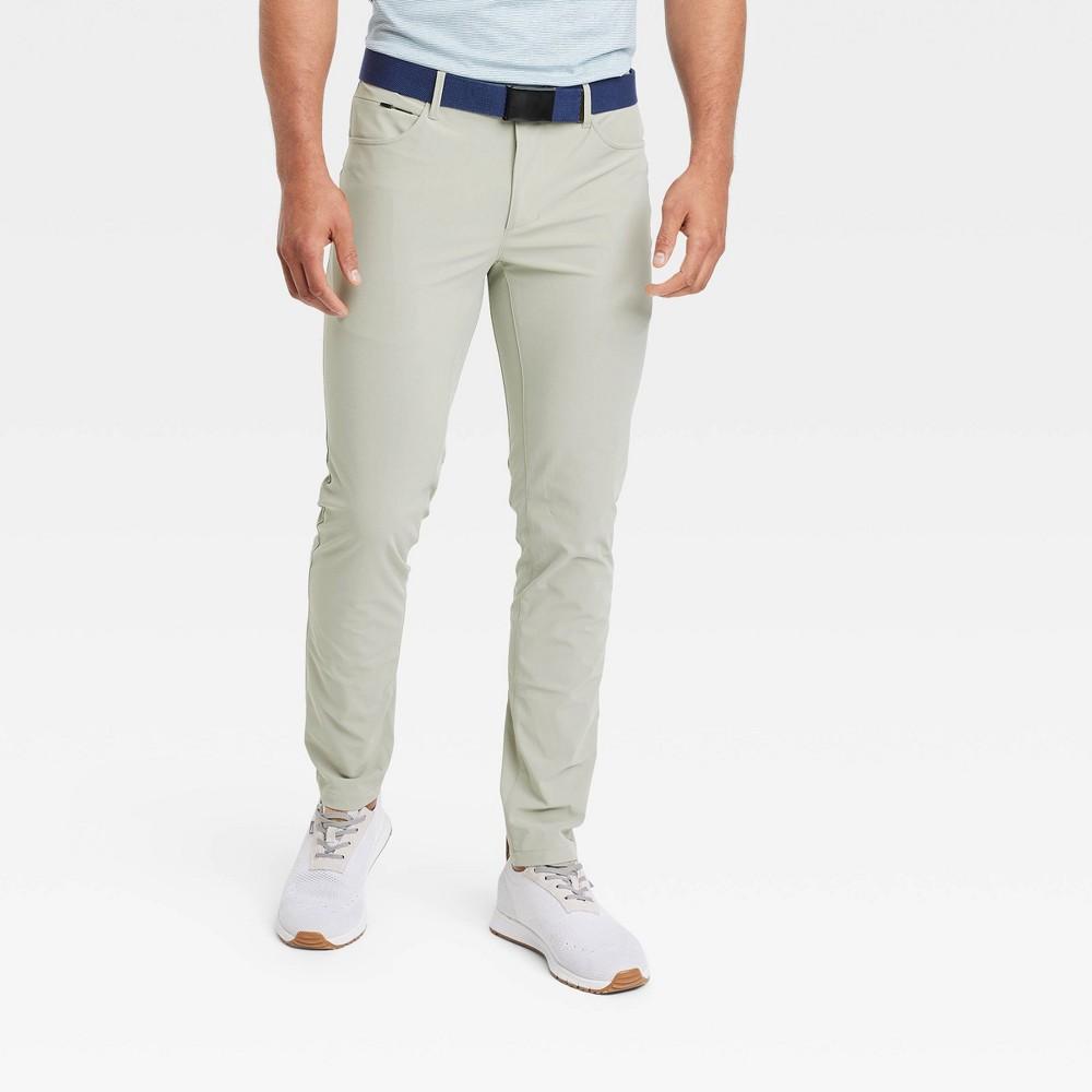 Mens Golf Slim Pants - All In Motion Light 38x30 Product Image