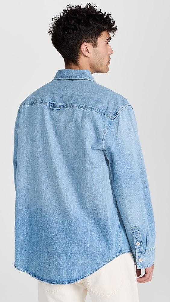 Madewell Denim Easy Long-Sleeve Shirt in Carlsbad Wash | Shopbop Product Image