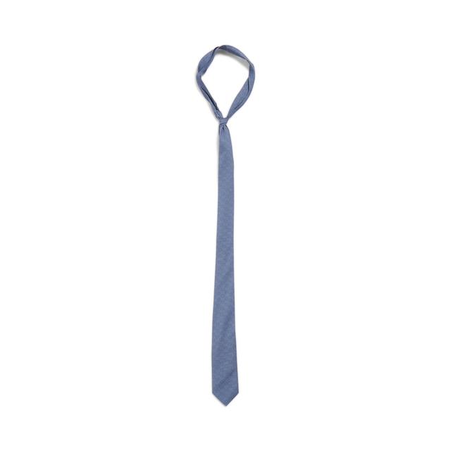 Men's Tie  in Light Blue/white Product Image