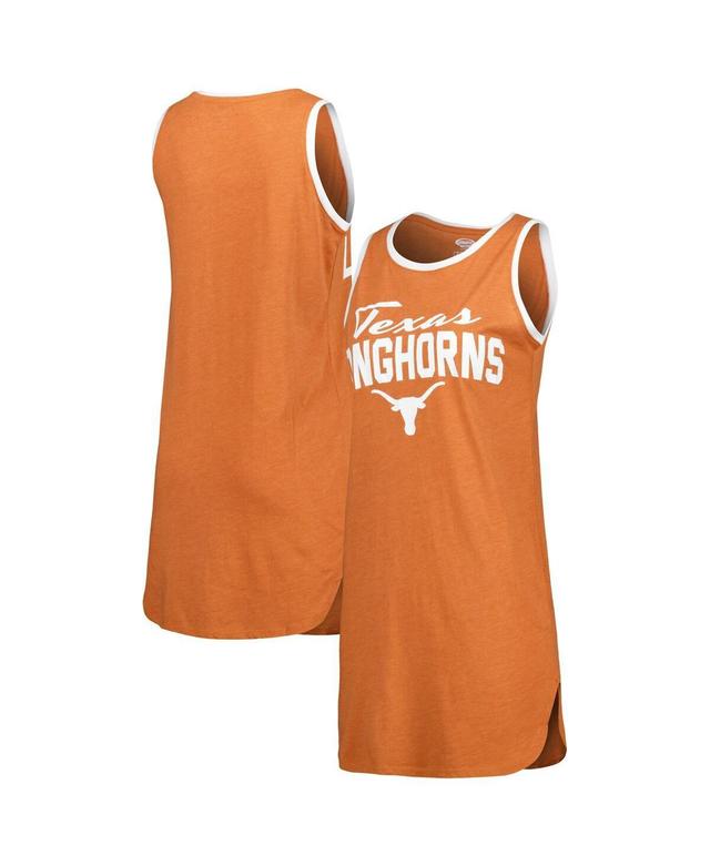 Womens Concepts Sport Texas Orange Texas Longhorns Tank Nightshirt Product Image