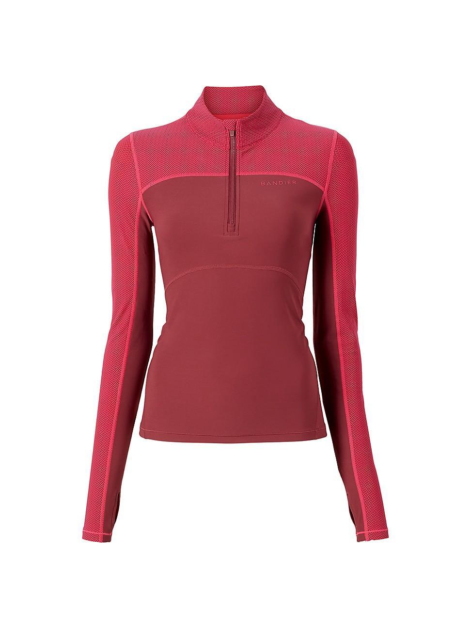 Womens Pro Fleece Colorblock Top Product Image