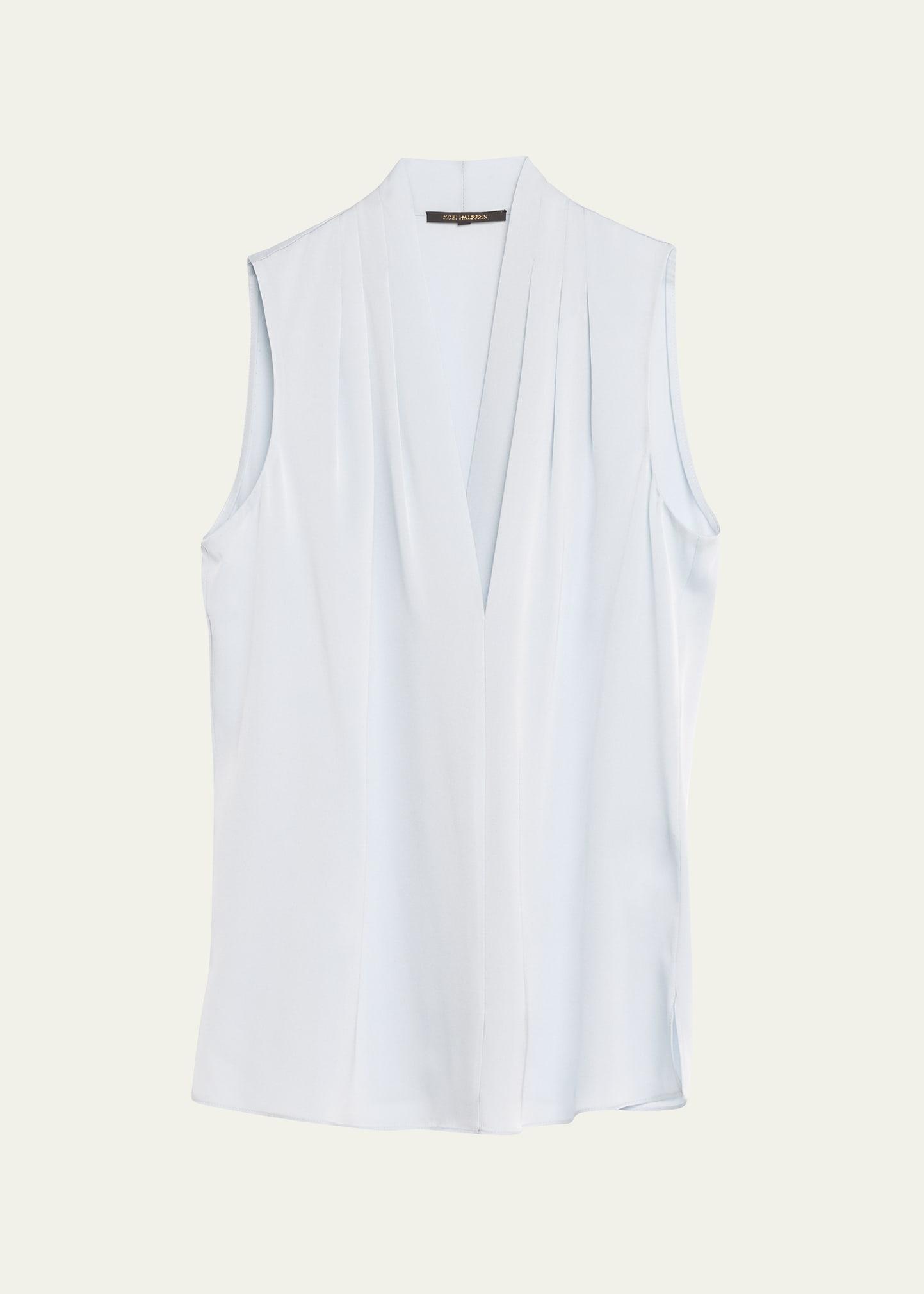 KOBI HALPERIN Mila Sleeveless Stretch Silk Blouse Product Image