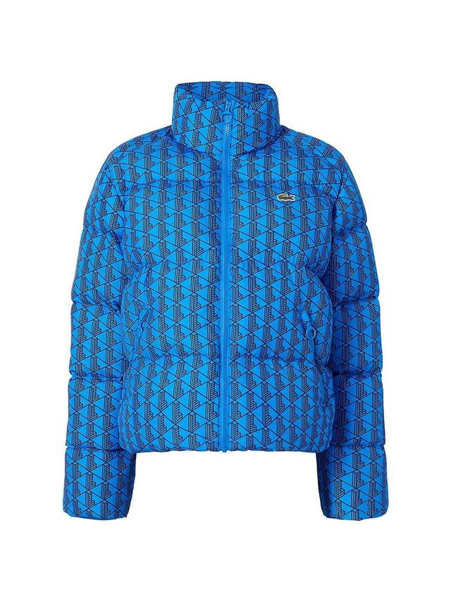 Womens Lacoste X Bandier Monogram Puffer Jacket Product Image