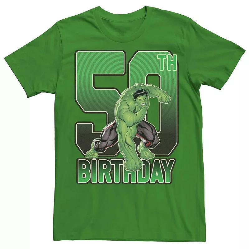 Mens Marvels Hulk 50th Birthday Tee Product Image