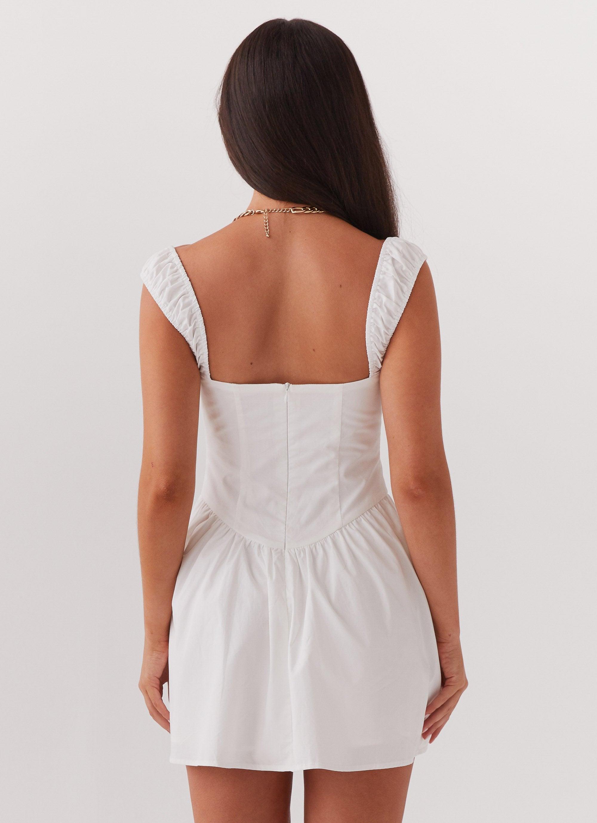 Rebel Heart Corset Dress - White Product Image