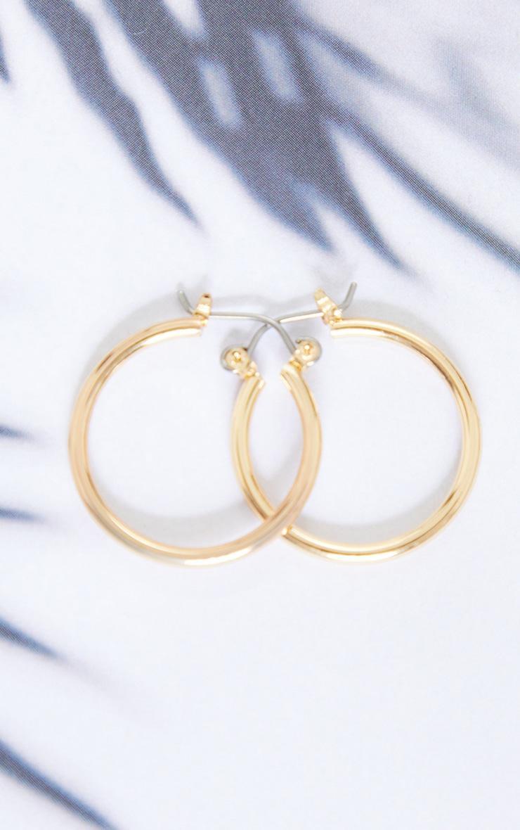 Gold Mini Hoop Earrings Product Image