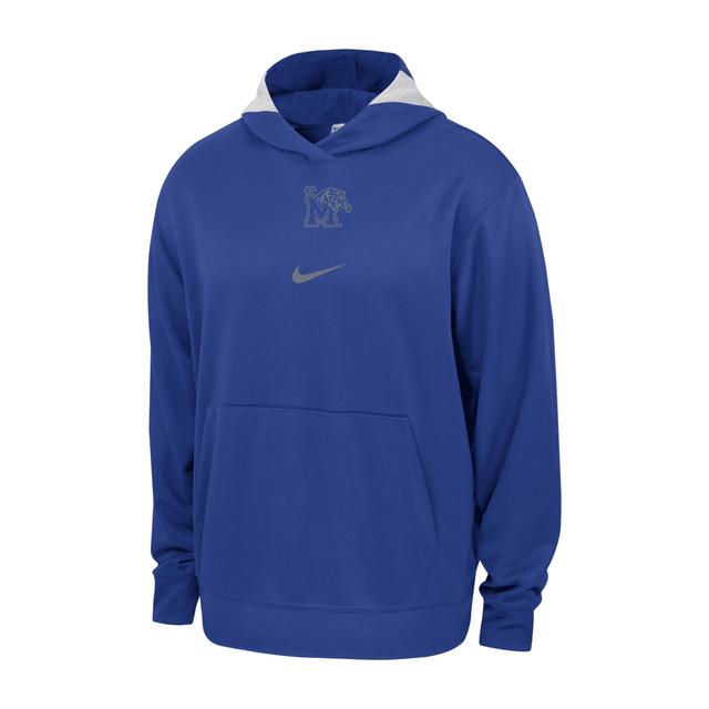 Mens Nike Royal Boise State Broncos Basketball Spotlight Performance Pullover Hoodie Product Image