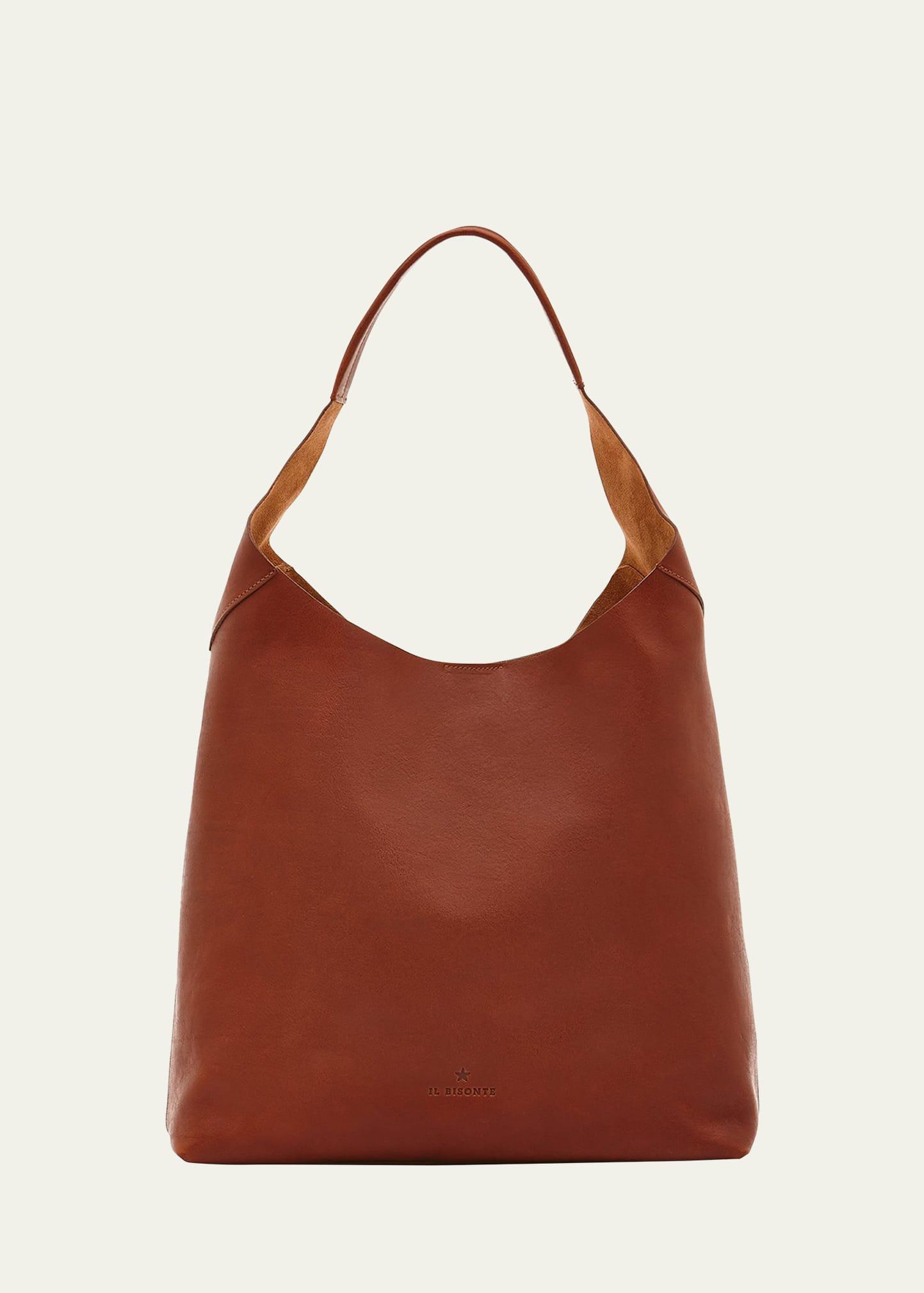 Womens Le Laudi Leather Hobo Bag Product Image