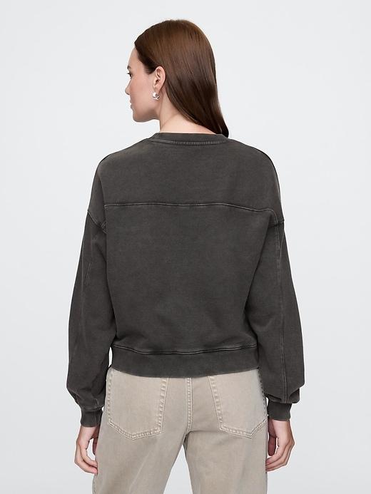 French Terry Wedge Sweatshirt Product Image