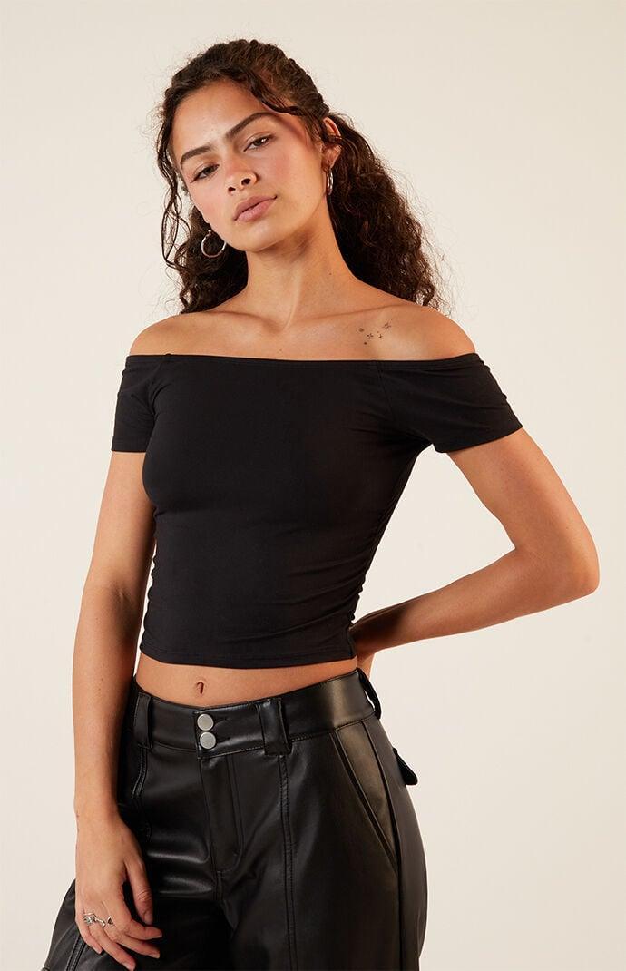 Est. PAC 1980 Womens Off-The-Shoulder Cinched Top product image