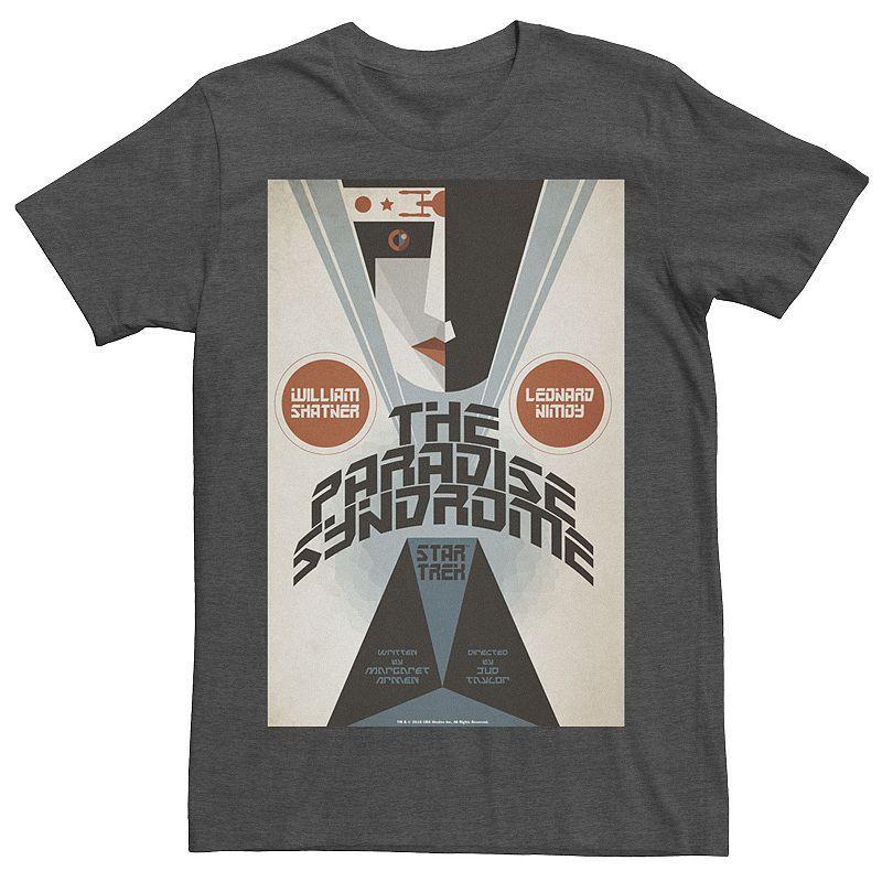 Mens Star Trek The Original Series The Paradise Syndrome Poster Tee Grey Heather Product Image