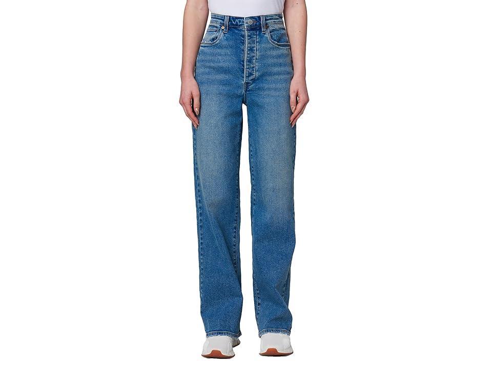 Blank NYC Franklin Rib Cage Five-Pocket Wide Leg Jeans in Mixtape (Mixtape) Women's Jeans Product Image