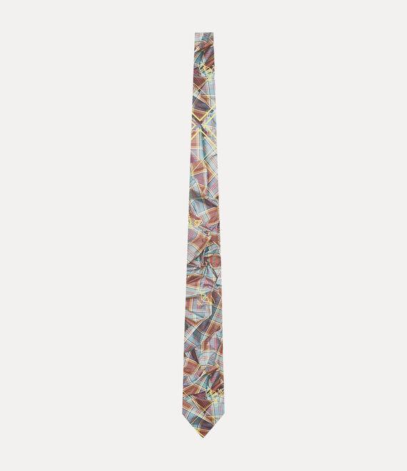 Draped Tartan Tie 8.5cm Product Image