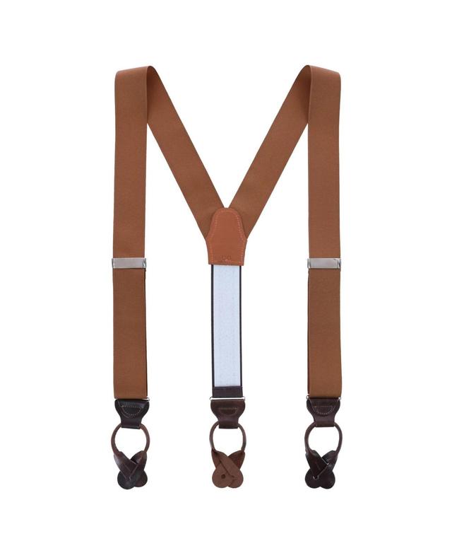 Trafalgar Mens Phoenix 38mm Grosgrain Non Stretch Ribbon Button End Suspenders Product Image