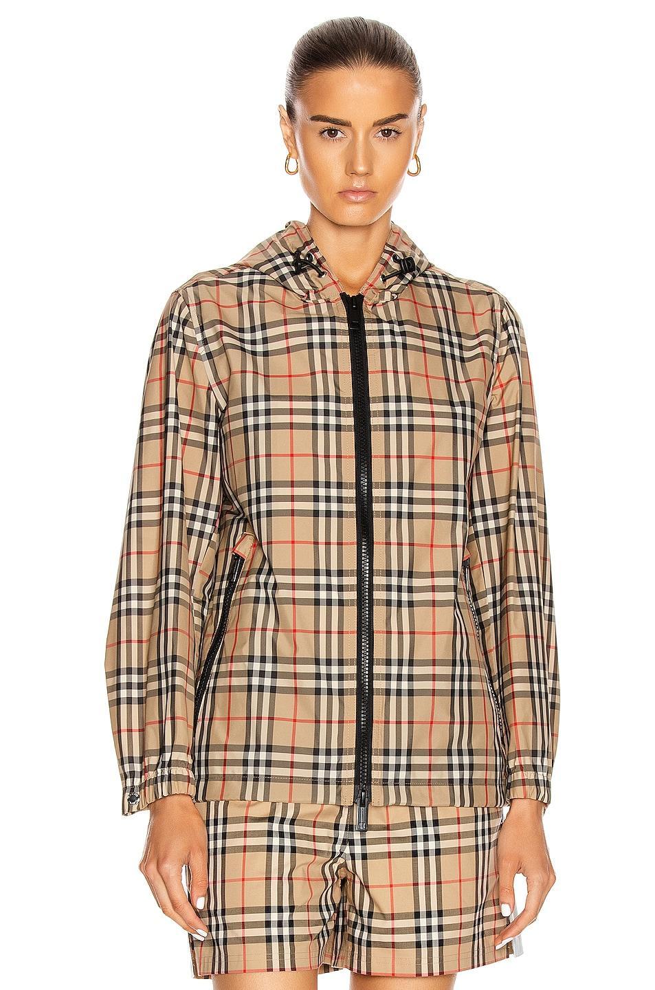 Burberry Hooded Jacket Nude. (also in 4, 6). Product Image