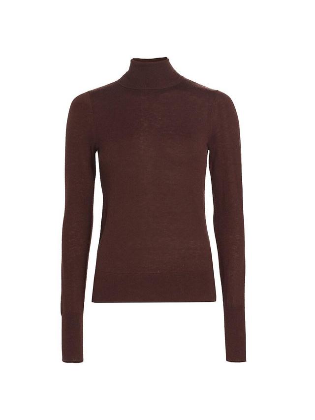 Womens Flora Cotton-Blend Turtleneck Sweater Product Image