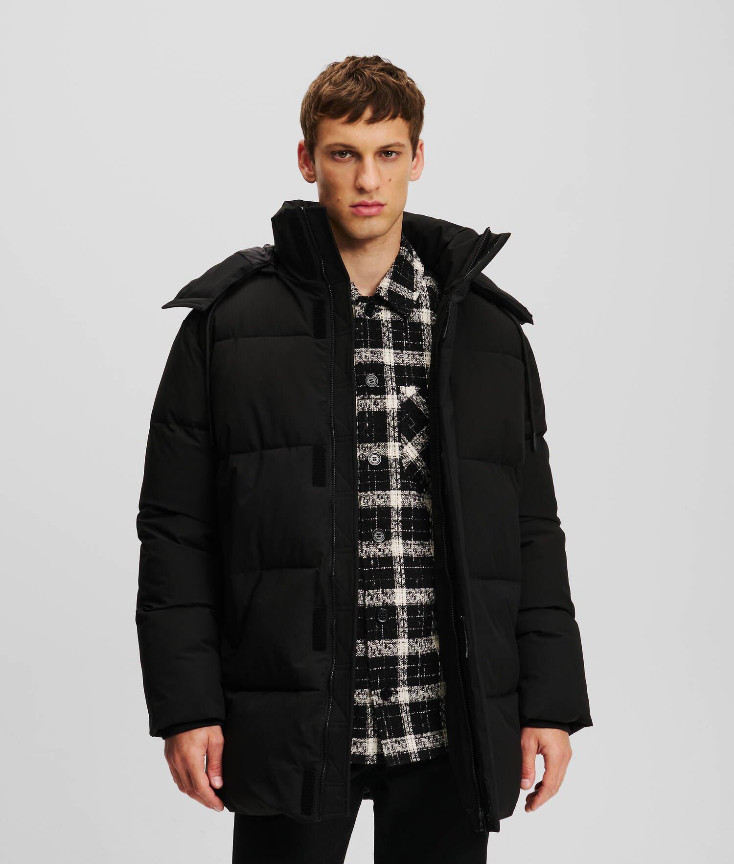 LONG QUILTED PUFFER JACKET Product Image