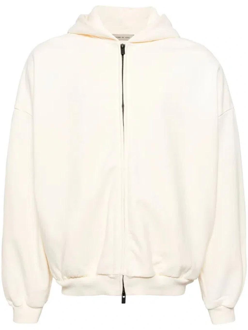 FEAR OF GOD Off-white Full Zip Hoodie In Neutrals product image