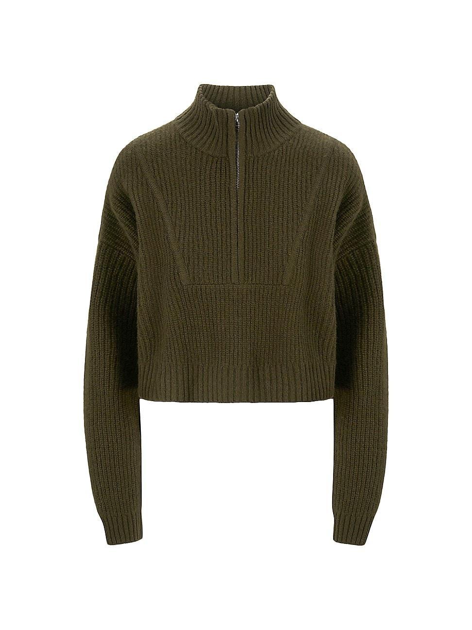 Womens Hampton Cashmere Crop Sweater Product Image