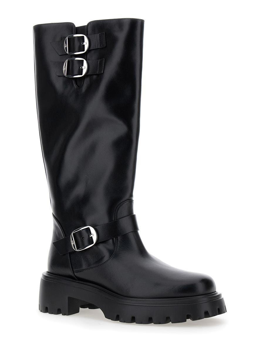 Emerson Moto Boot Knee-high In Black Product Image