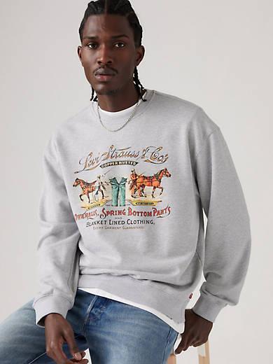 Relaxed Graphic Crewneck Sweatshirt Product Image