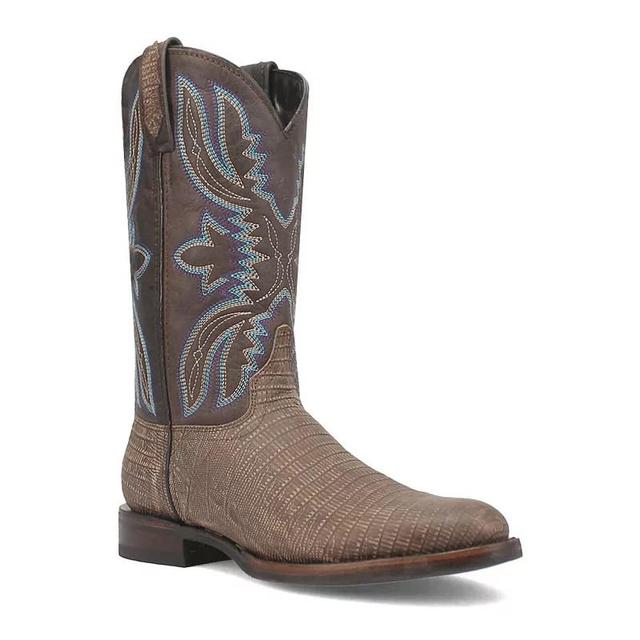 Dingo Saw Buck Mens Leather Boots Silver Product Image