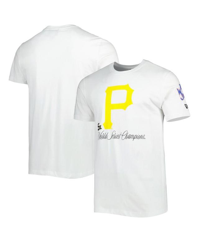 Mens New Era White Pittsburgh Pirates Historical Championship T-shirt Product Image