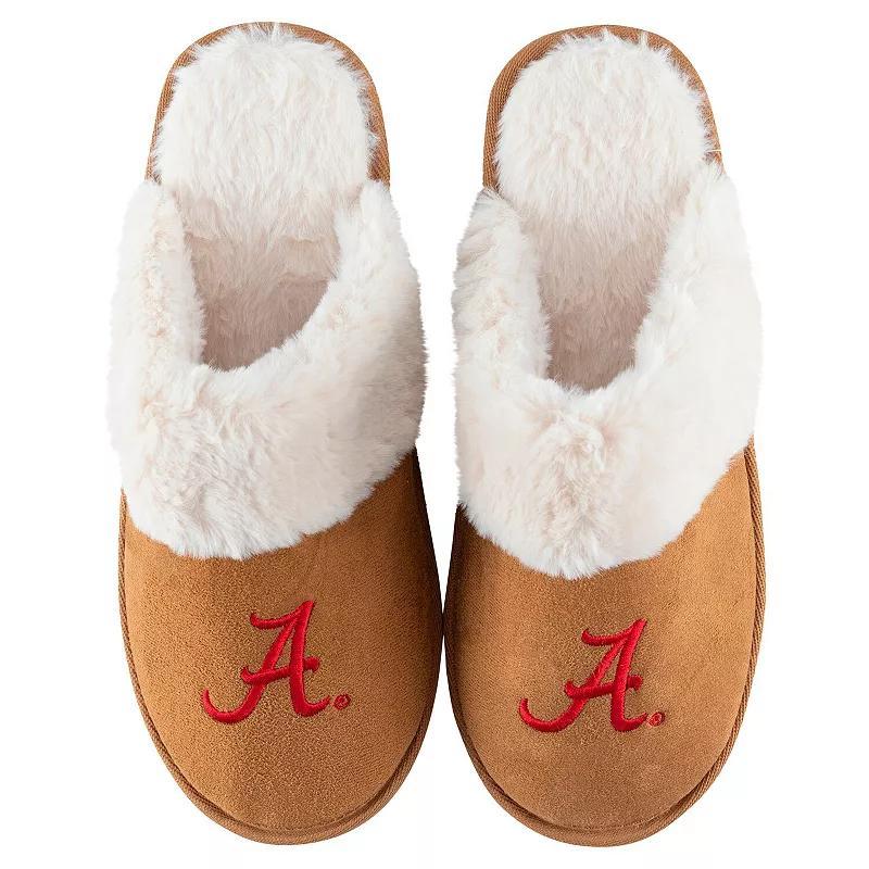 Womens ZooZatz Alabama Crimson Tide Faux Fur Slippers Product Image