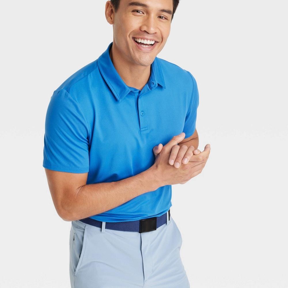 Men's Jersey Polo Shirt - All In Motion™ Element Blue L Product Image