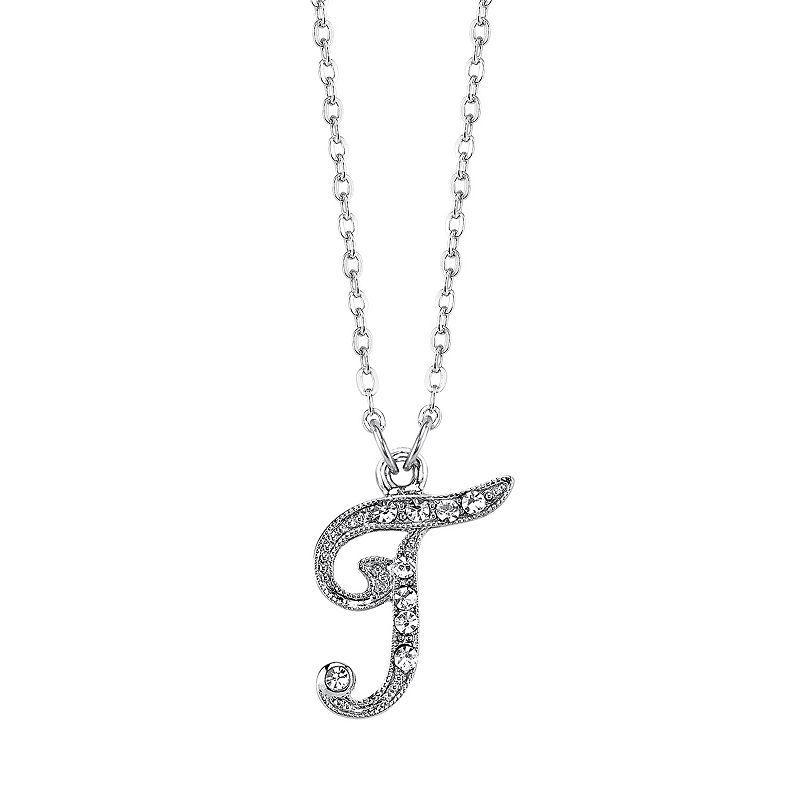 1928 Script Initial Necklace, Womens Product Image