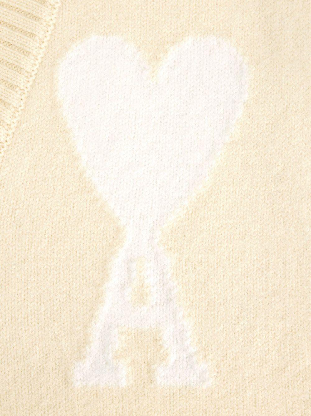 logo-intarsia knitted vest Product Image