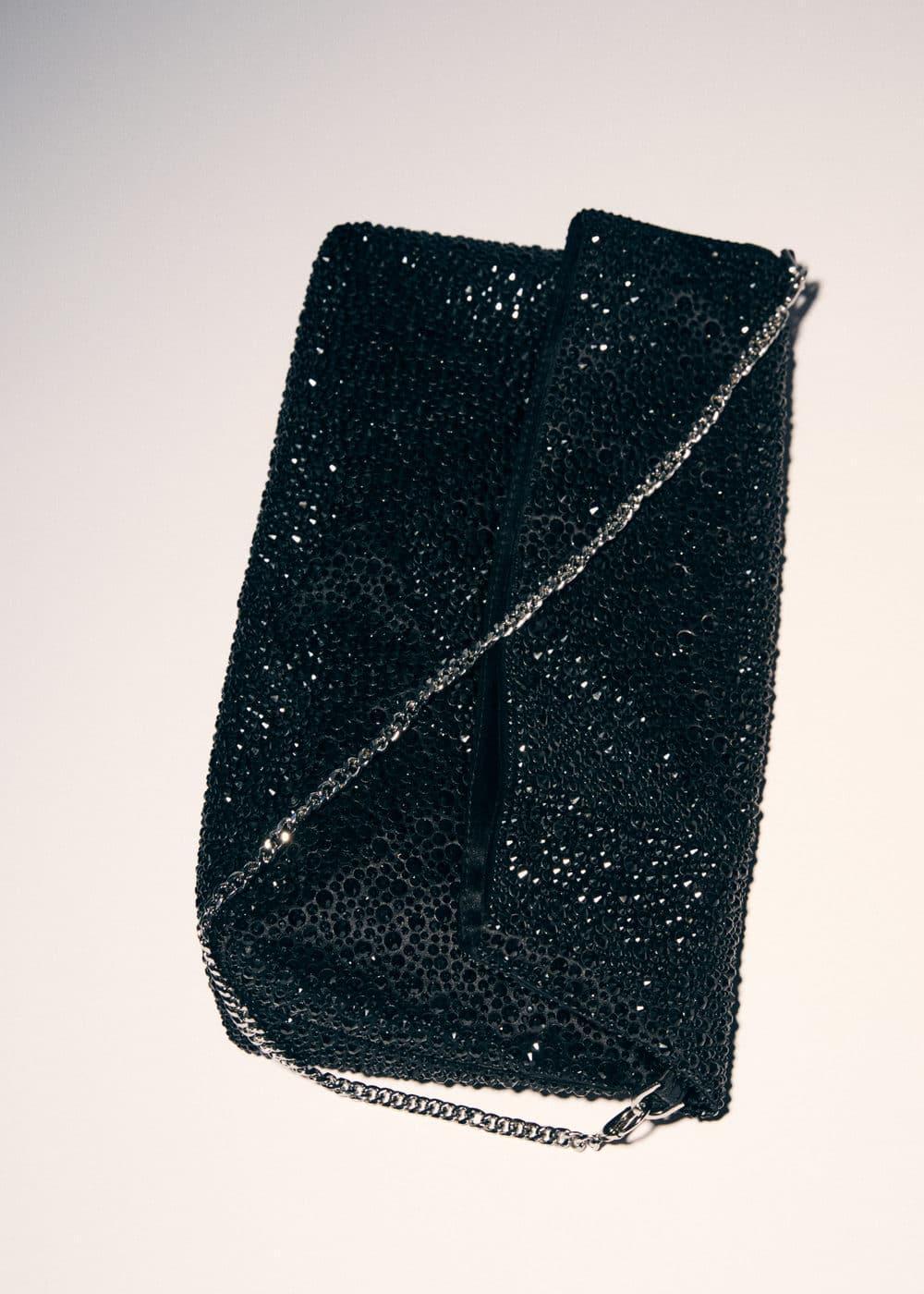 MANGO - Chain bag with crystals - One size - Women Product Image