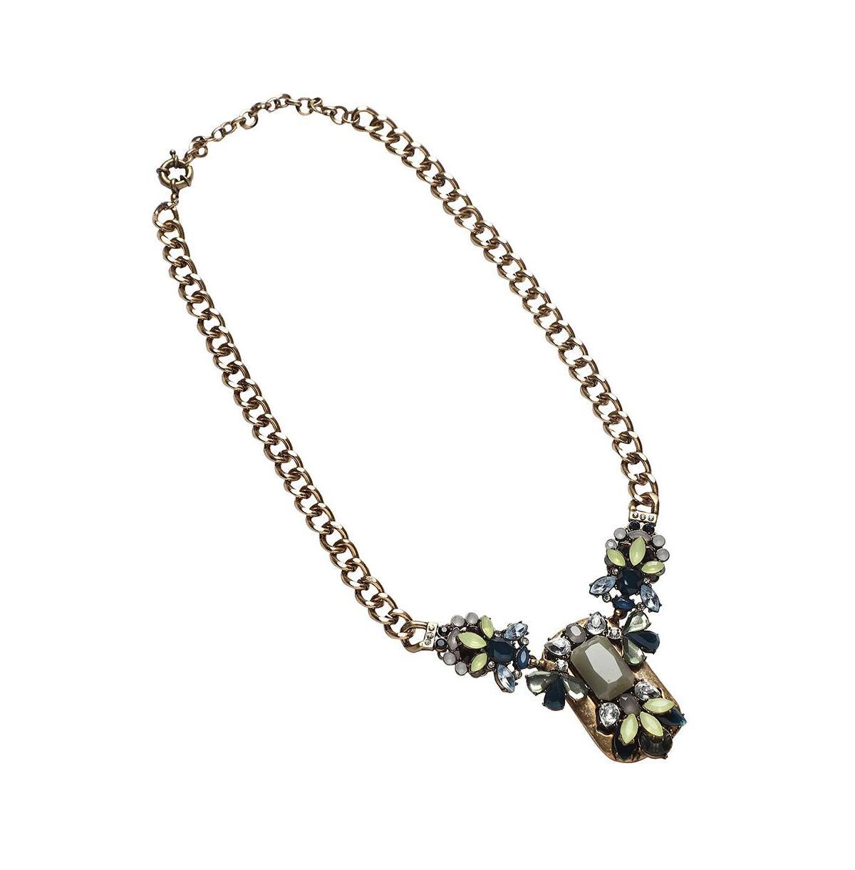 Sohi Womens Stone Statement Necklace Product Image