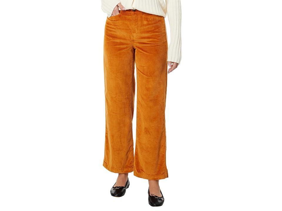 Madewell Emmett 2.0 Wide-Leg Pants in Corduroy (Fresh Cider) Women's Clothing Product Image