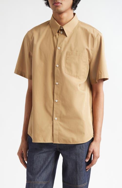 Mens Cotton Button-Front Shirt Product Image